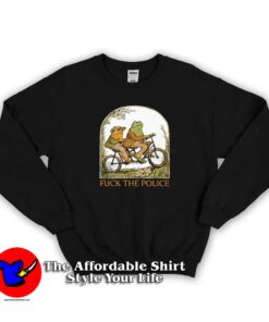 Funny Frog And Toad Fuck The Police Sweatshirt