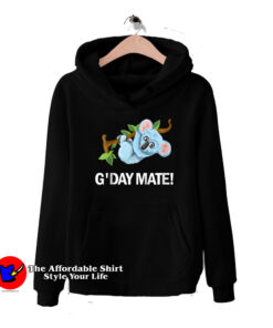 G’Day Mate Shirt Cute Koala Bear Unisex Hoodie