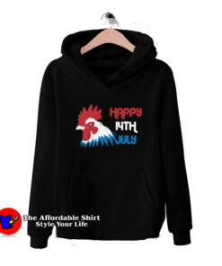 Happy Bastille Day French Rooster Unisex Hoodie