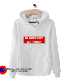 In Grocery We Trust Stripe Unisex Hoodie
