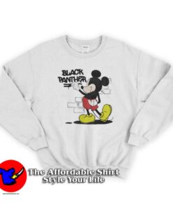 Mickey Graffiti Black Panther Unisex Sweatshirt