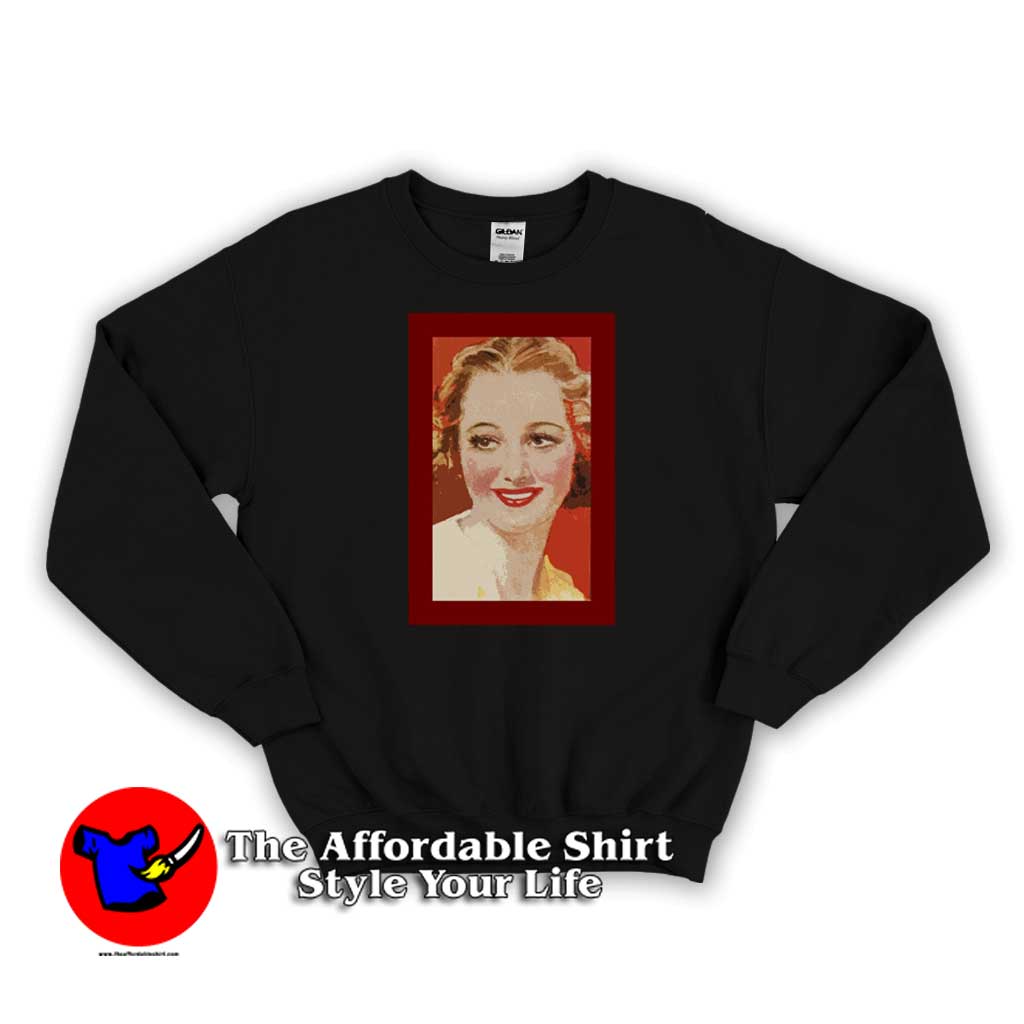 Olivia de Havilland Sweater 510x510 image Olivia de Havilland Sweater 510x510 Vintage Red Olivia de Havilland Unisex Sweatshirt On Sale