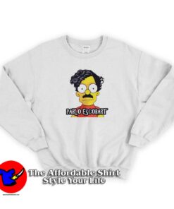 Pablo Escobart Parodie Simpson Unisex Sweatshirt