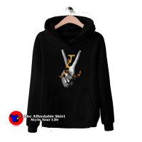 Peace And Love Leopard LV Parody Unisex Hoodie