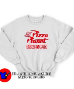 Pizza Planet Delivery Service Logo Unisex Sweatshirt