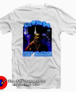 Pop Smoke King of New York White Tshirt