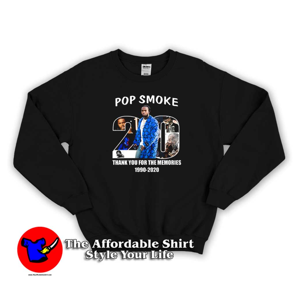 Pop Smoke Thank You For The Memories Sweater 510x510 image Pop Smoke Thank You For The Memories Sweater 510x510 Pop Smoke Thank You For The Memories Sweatshirt Rip Pop Smoke 1990 2020 On Sale