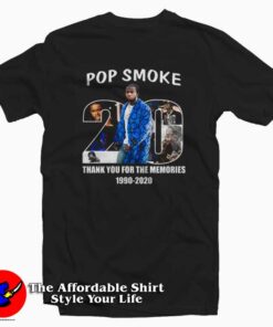Pop Smoke Thank You For The Memories T-shirt