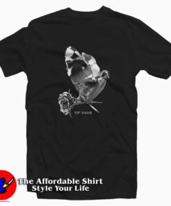 Pop Smoke Dove Rose Bird Graphic T-shirt
