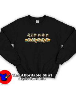 Rip Pop Smoke Art Unisex Sweatshirt in Loving Memories
