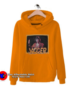 Vintage Mick Jagger Orange Unisex Hoodie
