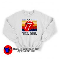 Vintage Rolling Stones I am a Mick Girl Sweatshirt