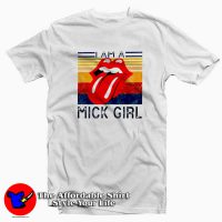 Vintage Rolling Stones I am a Mick Girl T-shirt