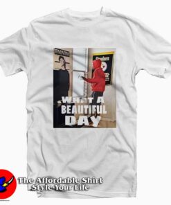 What A Beautiful Day With Eminem Picture T-shirt