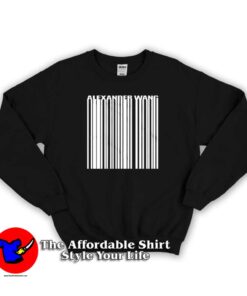 Alexander Wang Barcode Unisex Summer Sweatshirt