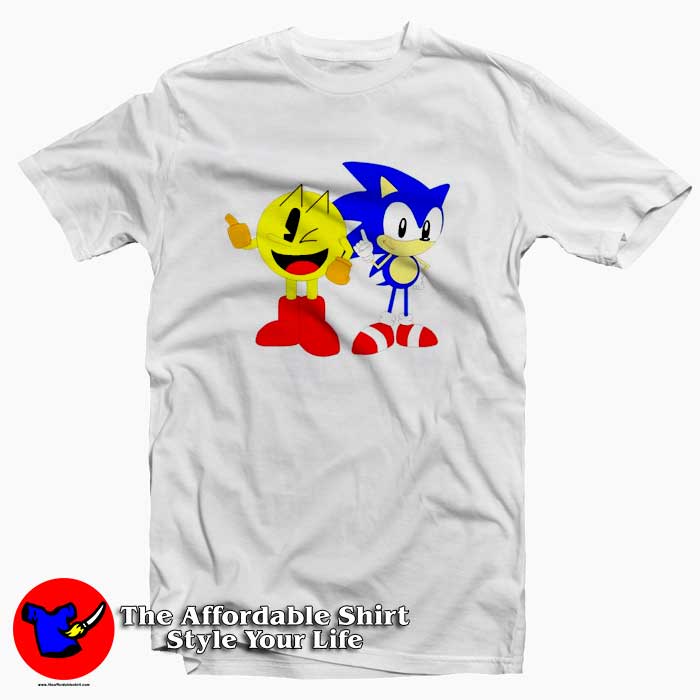 Cute Cartoon Sonic and Pacman Funny Tshirt 510x510 image Cute Cartoon Sonic and Pacman Funny Tshirt 510x510 Cute Cartoon Sonic and Pacman Funny T shirt On Sale