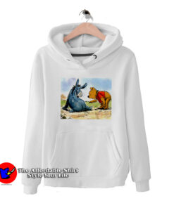 Cute Disney Winnie The Pooh With Eeyore Hoodie
