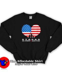 Dayton Strong Heart American Flag Sweatshirt