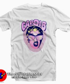Funny Cardi B Invasion Face Unisex T-shirt
