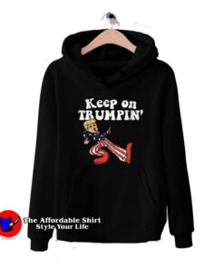 Keep On Trumpin Funny Usa Flag Hoodie