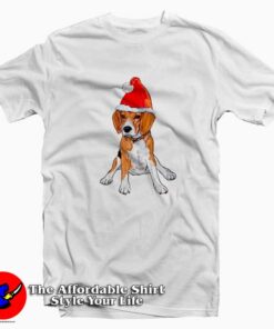 Lovely Santa Beagle Xmas National Dog Day T-shirt