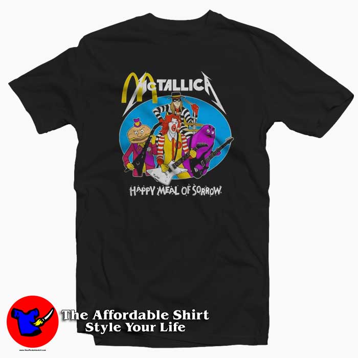 McDonald’s Metallica Happy Meal Of Sorrow Tshirt 510x510 image McDonald’s Metallica Happy Meal Of Sorrow Tshirt 510x510 McDonald’s Metallica Happy Meal Of Sorrow T shirt On Sale