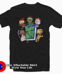 Funny Cartoon Super Why 4 Group T-shirt