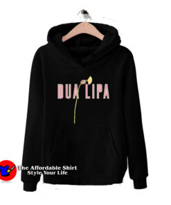 Tangliii Vintage Dua Lipa Logo Graphic Hoodie