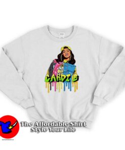 Vintage Cardi B Style 3D Unisex Sweatshirt
