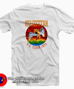 Vintage Led Zeppelin US Tour 1975 T-shirt