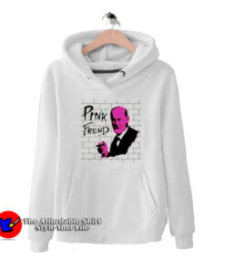 Vintage Pink Freud Graphic Unisex Hoodie