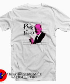 Vintage Pink Freud Graphic Unisex T-shirt