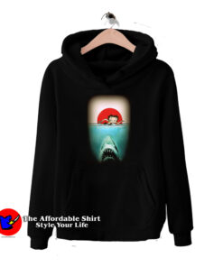 Betty Boop Jaws Movie Funny Parody Hoodie