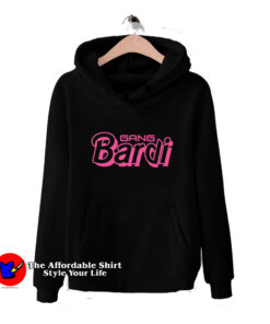 Cardi B Gang Bardi Hip Hop Pink Graphic Hoodie