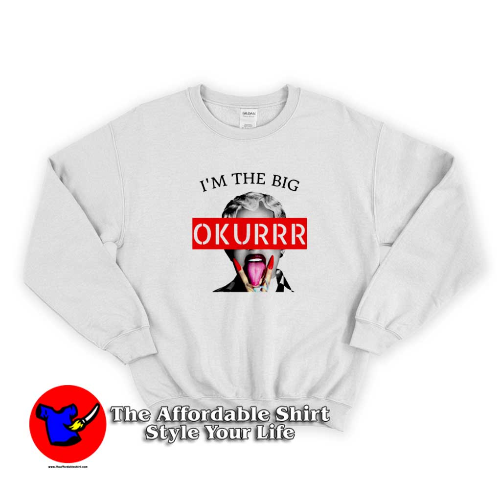 Cardi B Im the Big Sweater 510x510 image Cardi B Im the Big Sweater 510x510 Cardi B I'm the Big Okur Rap Hip Hop Sweatshirt On Sale