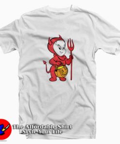 Cartoon Vintage Casper Devil Costume T-shirt