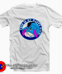 Cute Eeyore Happy Face Disney Inspired T-shirt