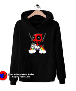 Deadpool Unicorn Rainbow Comedy Hoodie