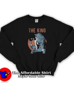 The King Elvis Presley Mic in Hand Sweatshirt