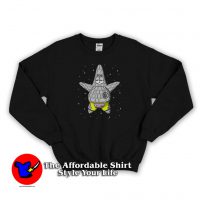 Funny Partrick Space Alien Parody Cartoon Sweatshirt