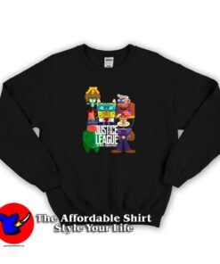 Funny Spongebob Superhero Cartoon Parody Sweatshirt