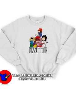Funny The Peanuts Led Zeppelin Vintage Sweatshirt