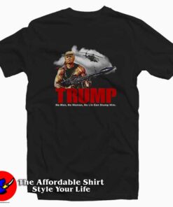 Funny Trump Rambo America Patriotic T-shirt