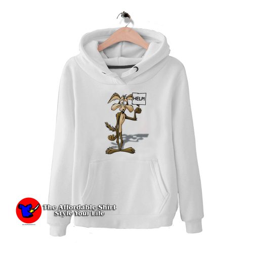 Help Wile E. Coyote and Road Runner Funny Hoodie 500x500 Help Wile E. Coyote and Road Runner Funny Hoodie On Sale