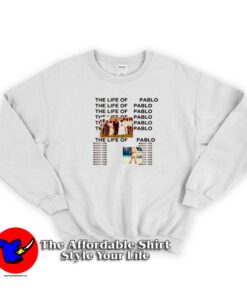 Kanye West The Life Of Pablo Album Cover Sweatshirt