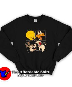 Looney Tunes Bugs Tweety Sylvester Daffy Sweatshirt