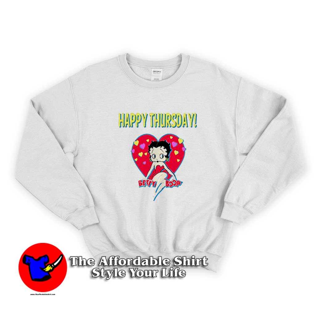 Love Vintage Betty Boop Happy Thursday Sweater 510x510 image Love Vintage Betty Boop Happy Thursday Sweater 510x510 Love Vintage Betty Boop Happy Thursday Sweatshirt On Sale