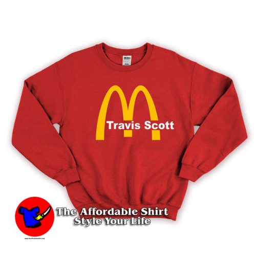 New Official Travis Scott x McDonalds Collab Sweater 500x500 Official Travis Scott x McDonalds Collab Sweatshirt On Sale