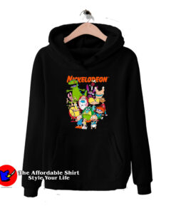Nickelodeon Group Characters Retro 90s Hoodie