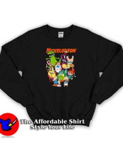 Nickelodeon Group Characters Retro 90s Sweatshirt